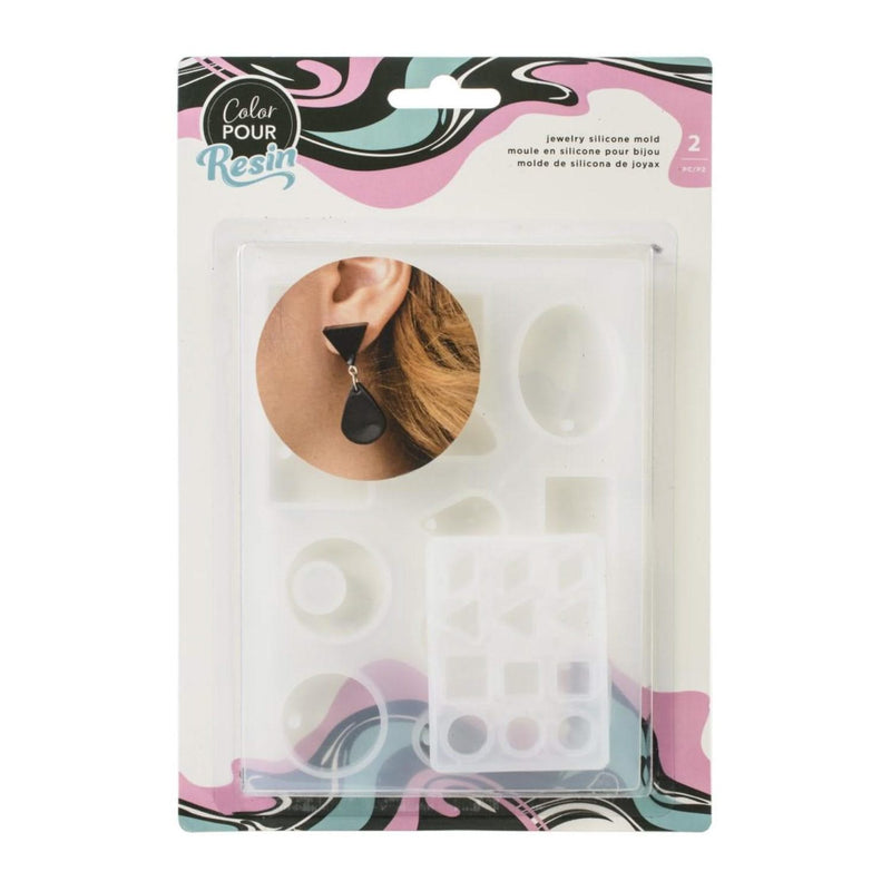 American Crafts Colour Pour Resin Mold 2 pack - Jewellery - Necklace/Earrings*