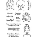 Janes Doodles Clear Stamps 4"x6" - Girlfriend*