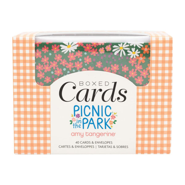 American Crafts A2 Cards with Envelopes (4.375in x 5.75in) 40 Box - Amy Tan, Picnic In The Park