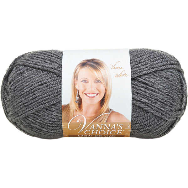 Lion Brand Vanna's Choice Yarn - Charcoal Grey