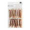 American Crafts - Whittles Screen printed Clothespins 12 Pack - Ristico