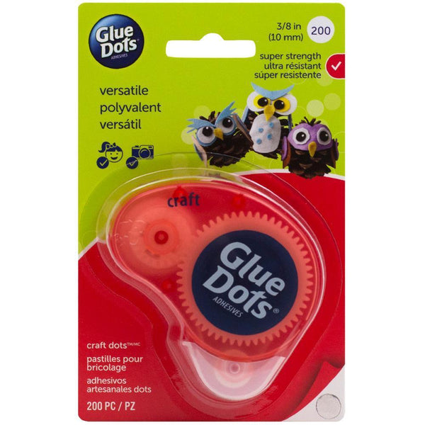Glue Dots 3/8 inch Craft Disposable Dispenser