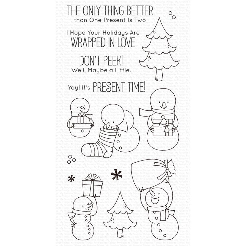 My Favorite Things Birdie Brown Stamps 4"X8" Present Time*