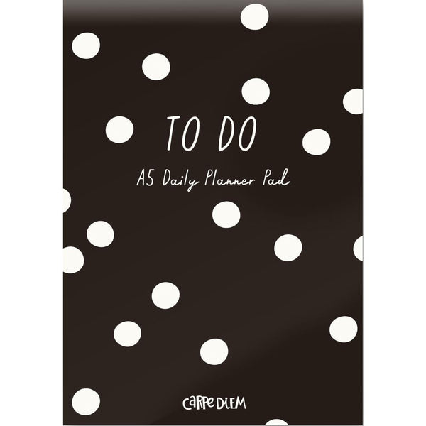 Carpe Diem Daily Planner Pad A5 60 pack  - Black*