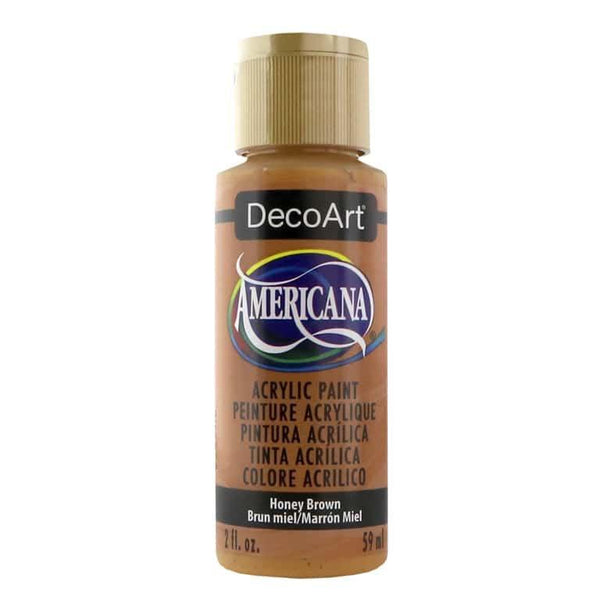 Deco Art Americana Acrylic Paint 2oz - Honey Brown - Opaque