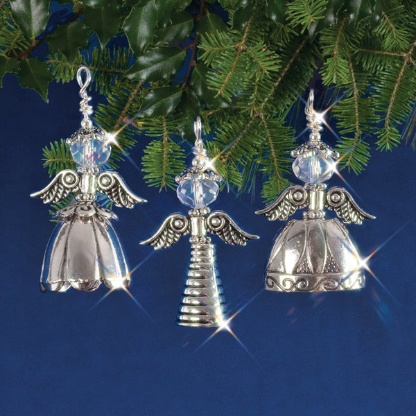 Holiday Beaded Ornament Kit - Vintage Angels (Makes 3)