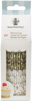 Sweet Tooth Fairy Mini Baking Cups Gold 96/Pkg*