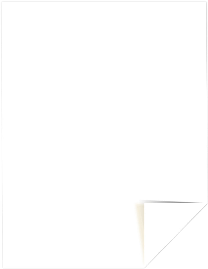 Neenah 110lb Classic Crest Cardstock 8.5"X11" 125 Pack - Solar White