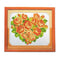 Poppy Crafts Cross-Stitch Kit 38 - Rose Heart - Orange*