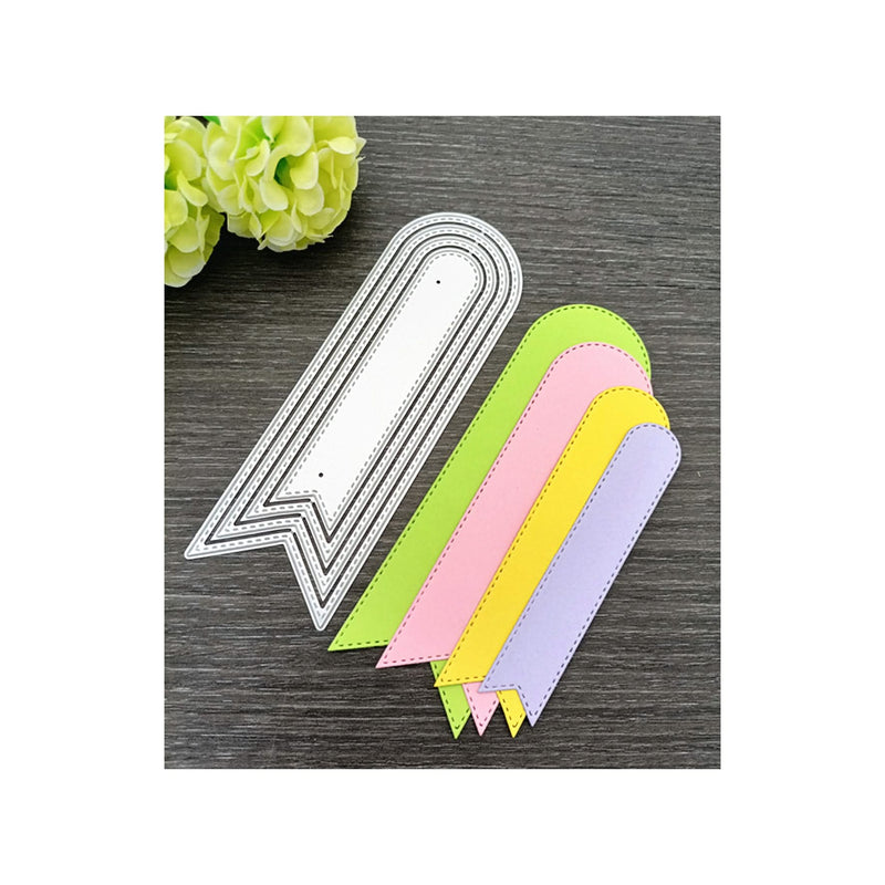 Poppy Crafts Cutting Dies 274 Nested Oval Tag