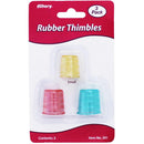 Allary Rubber Thimbles 3 pack - Assorted Sizes^