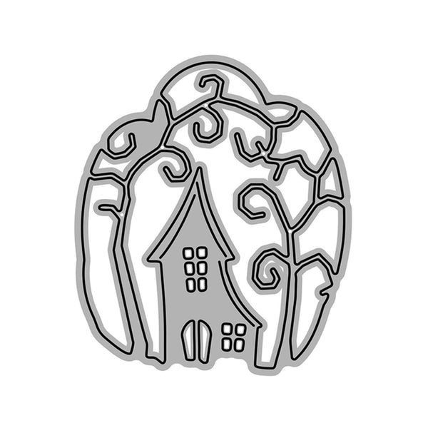 Poppy Crafts Cutting Dies #392 - Halloween Collection - Small Haunted House*