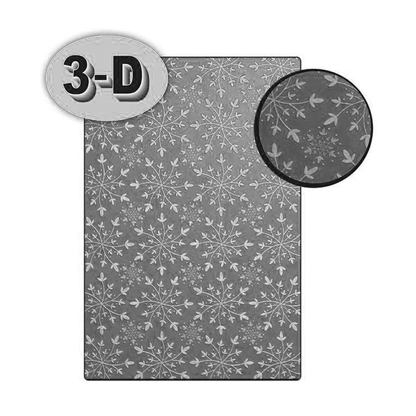 Poppy Crafts 3D Embossing Folder #11 - Snowflakes