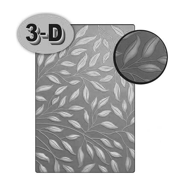 Poppy Crafts 3D Embossing Folder #28 - Leafy Vine