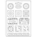 Stamperia Soft Maxi Mould 8.5"X11.5" - Blue Dream Plates*