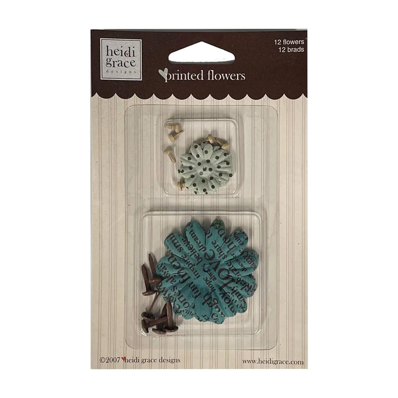 Heidi Grace Winnefred St. Printed Flowers 12/Pk*