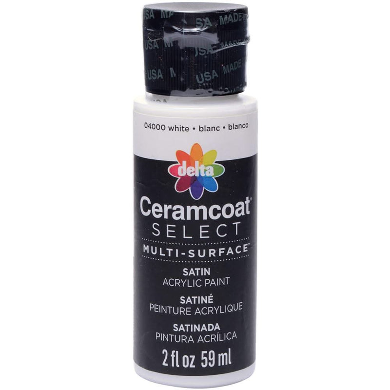 Ceramcoat Select Multi-Surface Paint 2oz - White*