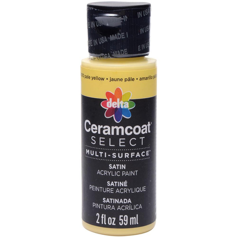 Ceramcoat Select Multi-Surface Paint 2oz - Pale Yellow*