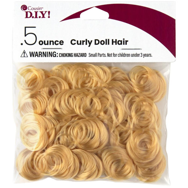 Cousin Curly Doll Hair 0.5oz - Strawberry Blonde*