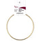 Cousin Metal Macrame Ring 18" - Gold