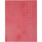 Cousin Plastic Canvas 7 Count 10"X13" - Christmas Red