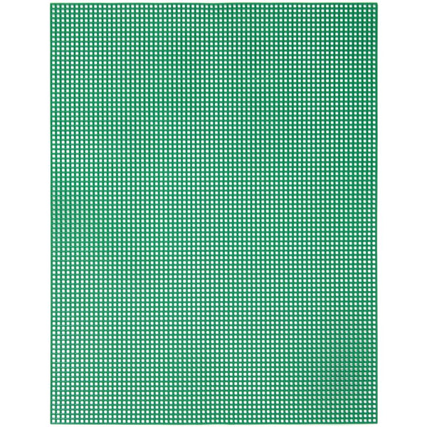 Cousin Plastic Canvas 7 Count 10"X13" - Christmas Green