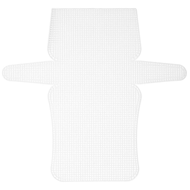 Cousin Plastic Canvas Shape 6 Count 13"X14" - Clutchbag, Clear