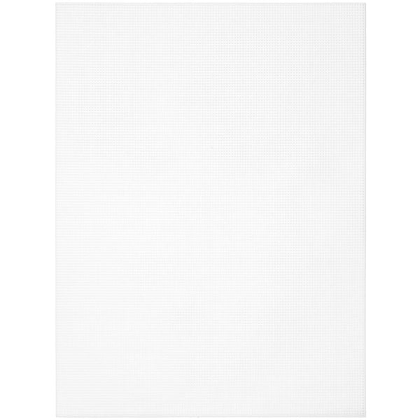 Cousin Perforated Plastic Canvas 14 Count 8.5"X11" 2 pack - White