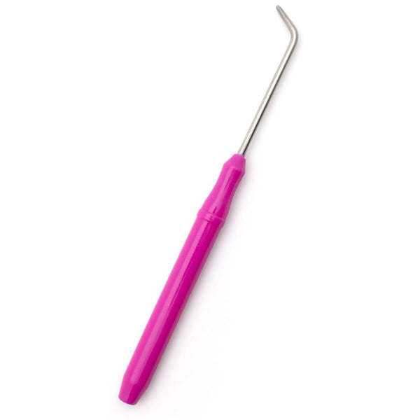 Cousin Knitting Loom Hook Tool - Silver/Pink