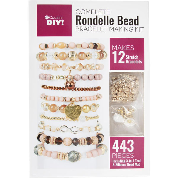 Cousin DIY Rondelle Bead Bracelet Making Kit Gold*