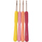 Boye Ergonomic Aluminum Crochet Hook Set 4/Pkg Sizes F/G/H/I*