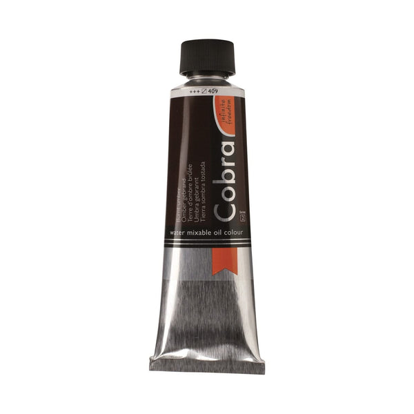 Cobra Artist Water Mixable Oil Colour  - 409 - Burnt Umber 40ml