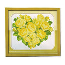 Poppy Crafts Cross-Stitch Kit 40 - Rose Heart - Yellow*