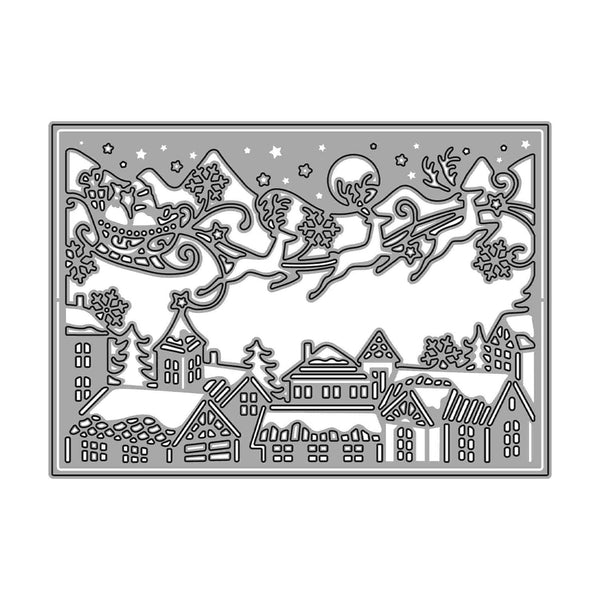 Poppy Crafts Cutting Dies #413 - Christmas Collection - Night Scene