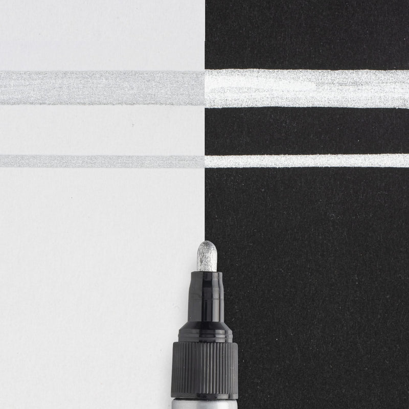Sakura Pen-touch Marker - Medium 2mm - Silver*