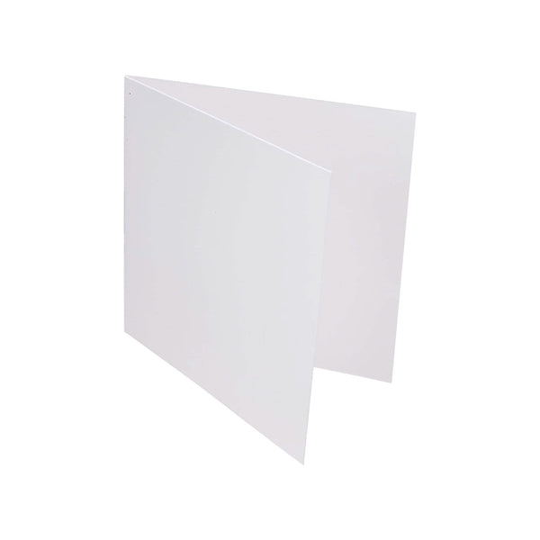 Poppy Crafts 300gsm 135mm x 135mm Card blank - White - Pack of 25