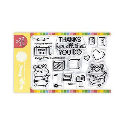 Waffle Flower Crafts Clear Stamps 3in x 4in - Frontline Heroes 2