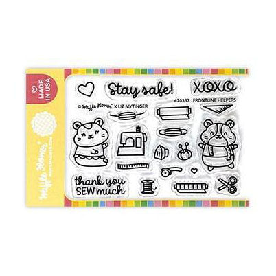 Waffle Flower Crafts Clear Stamps 3in x 4in - Frontline Helpers*