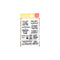 Waffle Flower Crafts Clear Stamps 4in x 6in - Safe At Home Sentiments*