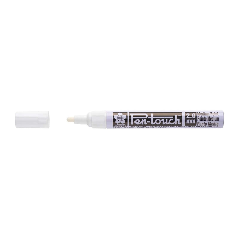 Sakura Pen-touch Marker - Medium 2mm - White*