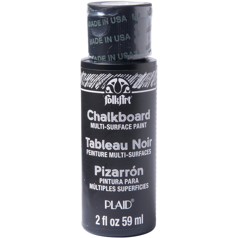 FolkArt Multi-Surface Chalkboard Paint 2oz - Black*