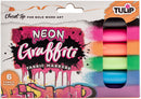 Neon chisl-fabric marker grafit*