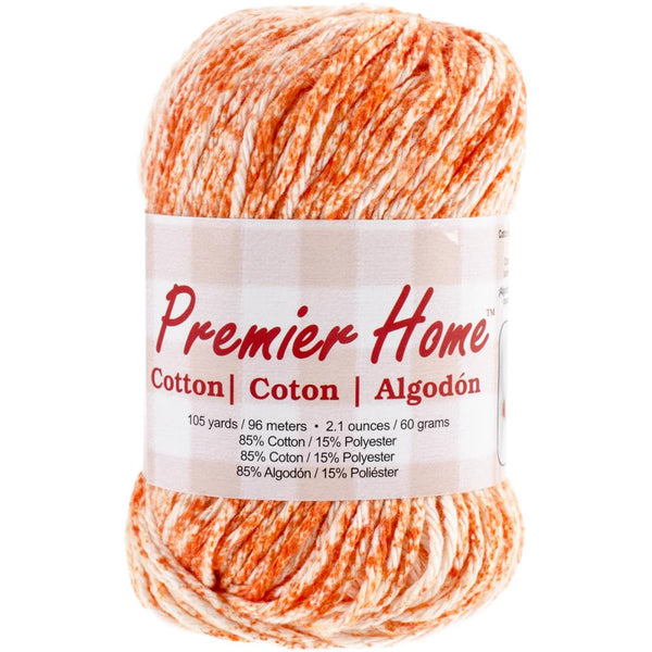 Premier Yarns Home Cotton Yarn - Multi - Tangerine Splash