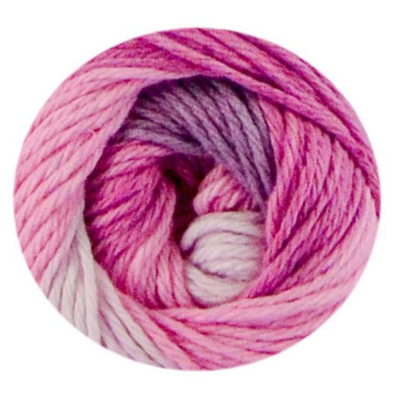 Premier Yarns Home Cotton Yarn - Multi - Pink Stripe - 60g