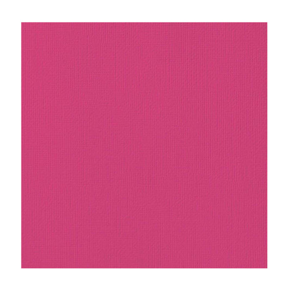 American Crafts 12x12 inch Textured Cardstock - Taffy - Single Sheet