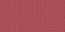 American Crafts Textured Cardstock 12"X12" - Cranberry - Single Sheet*