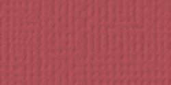 American Crafts Textured Cardstock 12"X12" - Cranberry - Single Sheet*