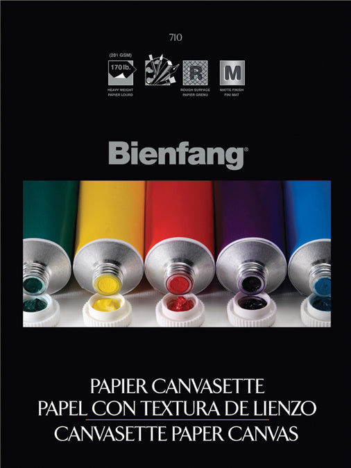 Bienfang Canvas Paper Pad 9"X12" - 10 Sheets