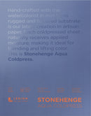 Stonehenge Aqua Block Coldpress Pad 9"X12" 15 Sheets/Pkg - White 140lb*