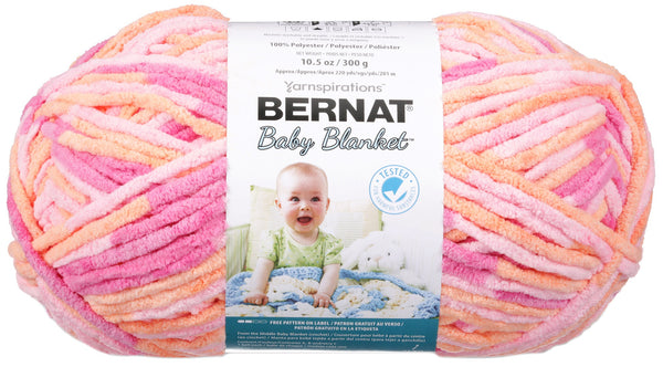 Bernat Baby Blanket Big Ball Yarn - Peachy 300g